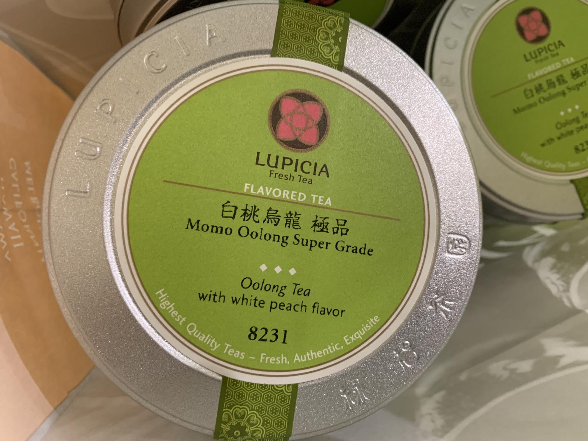 茶类极品：lupicia 白桃乌龙极品铁罐装茶叶 50克