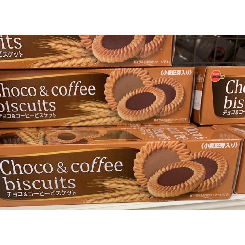 零食；Choco&coffee小麦胚芽入リ巧克力咖啡饼干