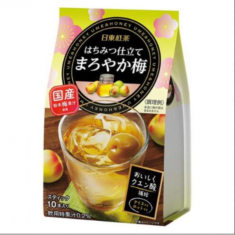 日东红茶系列 冲泡饮品 速溶果汁粉 梅酒味 10支装（可发/低价值/零食线）