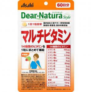 朝日Asahi Dear-Natura Style 多种维生素 60日分