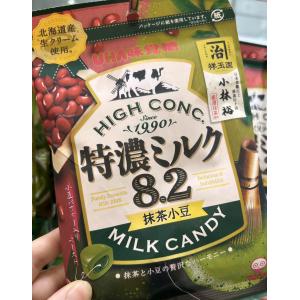 悠哈UHA味觉糖 8.2特浓抹茶红豆味糖果 70g（任意路线可发）