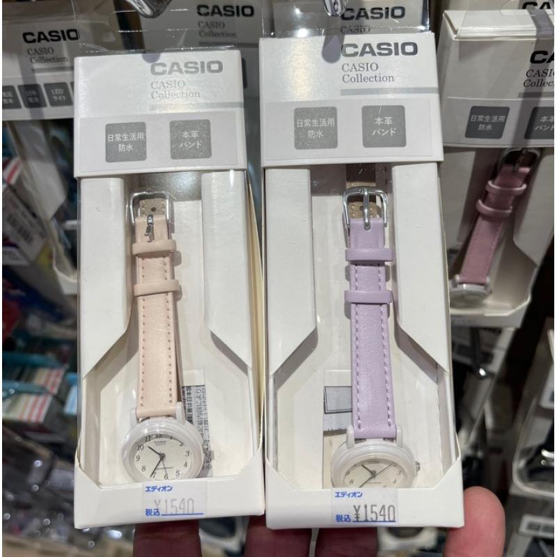特价代购：卡西欧CASIO 马卡龙色小皮带防水手表（四色可选，断货退款）