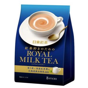 日东红茶系列奶茶粉香草味8支入（任何路线可发）