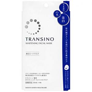 Transino 第一三共 美白面膜 20ml*4枚