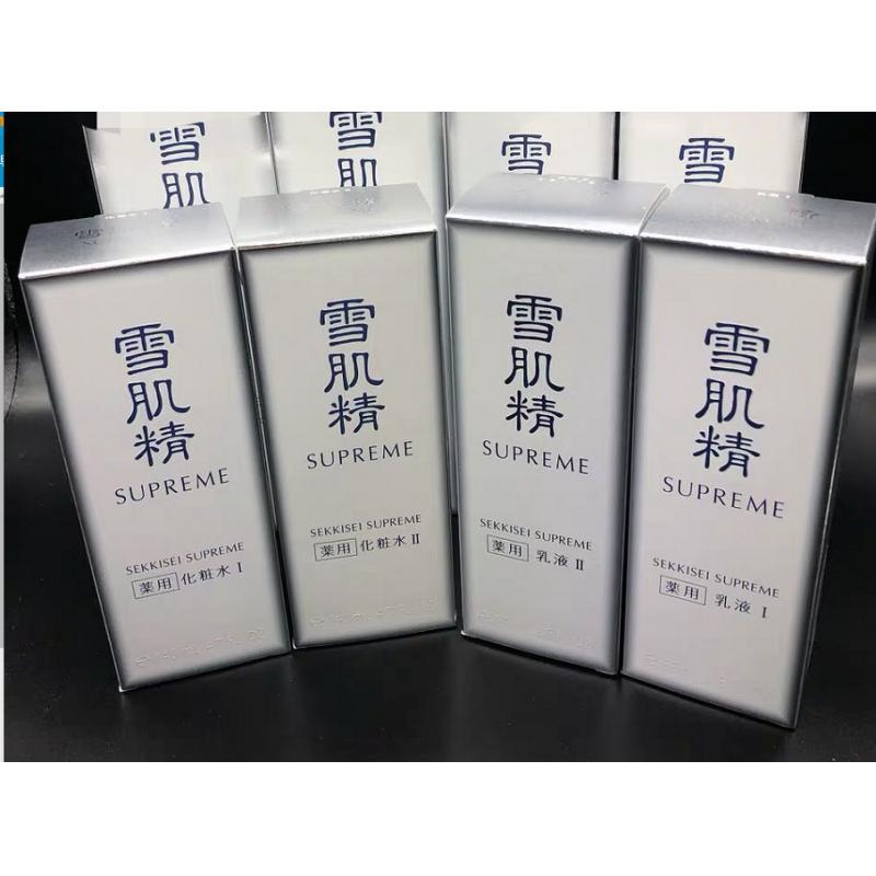 高丝kose白色雪肌精纯怡美白淡斑保湿水230ml乳液140ml