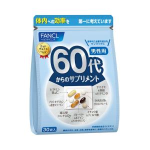 截止5月30日店铺优惠代购：芳珂 新版 fancl 60岁男士用维生素综合片(5868)