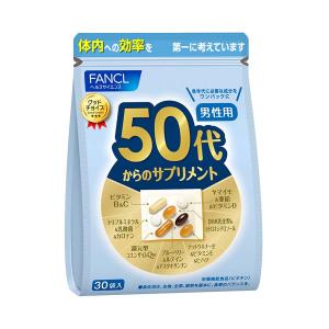 代购：芳珂 fancl 50岁男士用维生素综合片 15-30日分30袋入(5614)