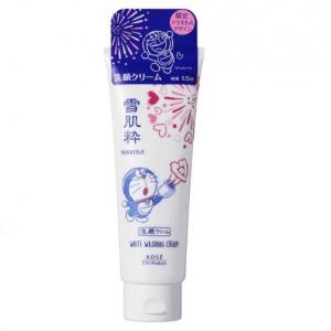 特价：日本制 KOSE高丝/雪肌粹 限定版哆啦A梦 薏仁 美白保湿洗面奶120g