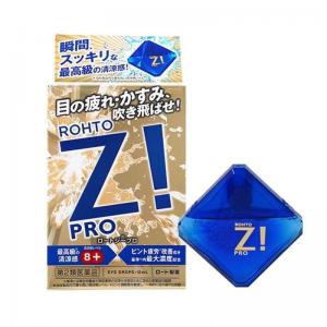 乐敦ROHTO Z!pro 缓解疲劳清凉眼药水12ml