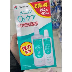 menicon美目康美尼康 硬性OK眼镜冲洗 240ml+120ml特惠装