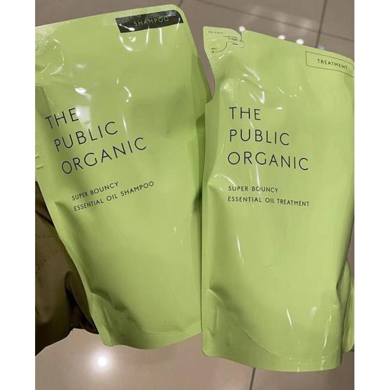 THE PUBLIC ORGANIC 有机植物精油洗发水护发素替换装 绿色柑橘香 400ml