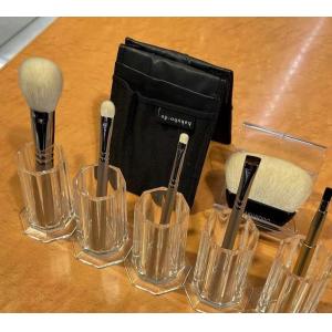 代购：白凤堂 化妆刷套装 黑色6把 带刷包
