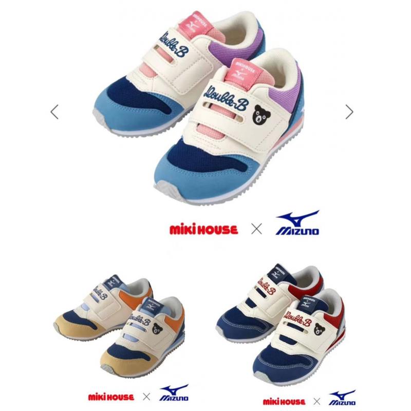 MIKIHOUSE 2023专柜系列 美津侬联名 越南产 小熊头运动鞋 61-9402-826 三色可选（缺货退款）