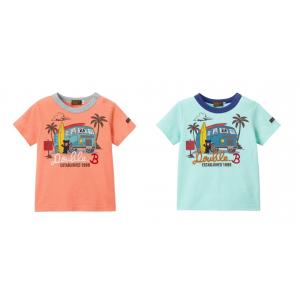 MIKIHOUSE 2023专柜系列 DB黑熊系列 日本产 儿童婴儿短袖T恤 天竺材质 62-5205-495 两色可选（缺货退款）