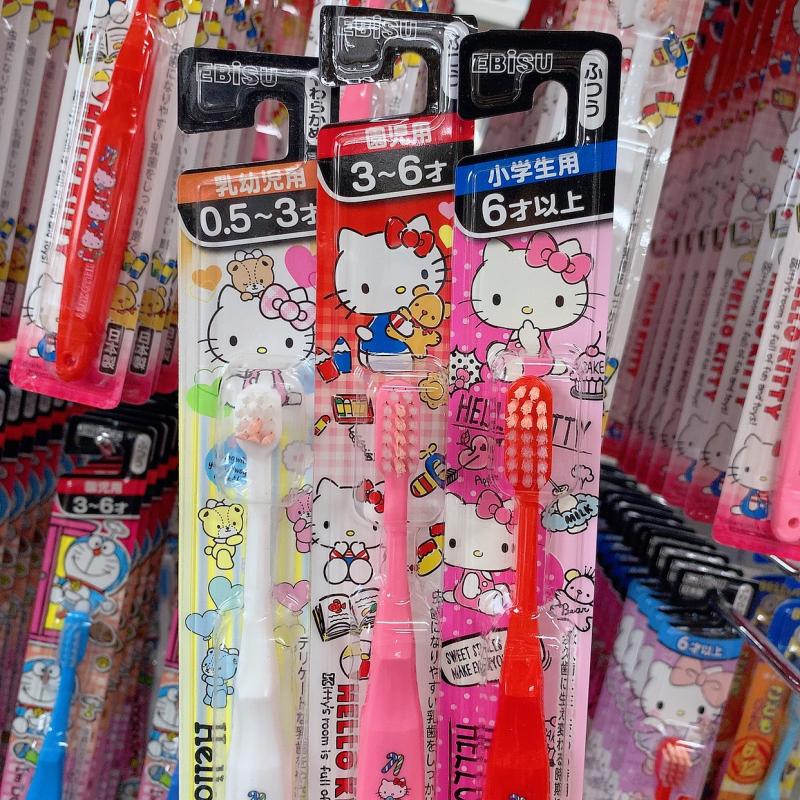 EBiSU惠百施hellokitty图案宝宝儿童牙刷 颜色随机