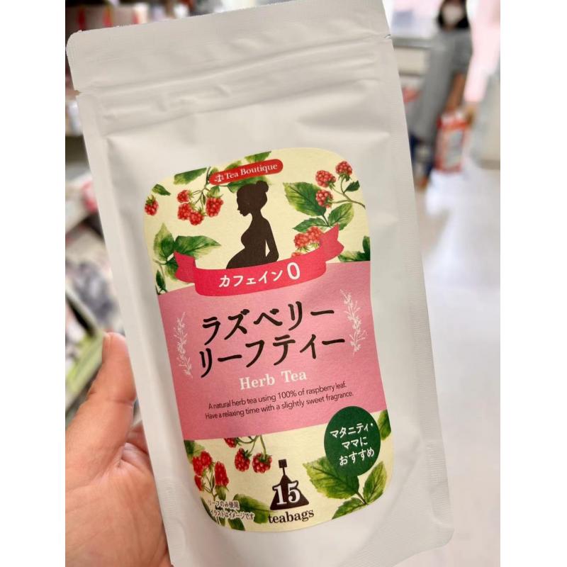 日本Tea Boutique无咖啡因 覆盆子茶茶包 孕妇可饮用 15袋入（任何路线可发）