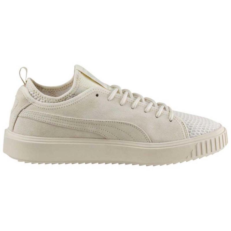 奥莱特价：彪马PUMA 男女磨砂透气网面板鞋 24.0cm米色367060-02
