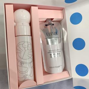 特价套装：资生堂怡丽丝尔ELIXIR150周年限定款 哆啦A梦联名2号保湿滋润美白系列 化妆水本体170ml+替换装150ml套装 +送ASTALIFT小样套盒*1