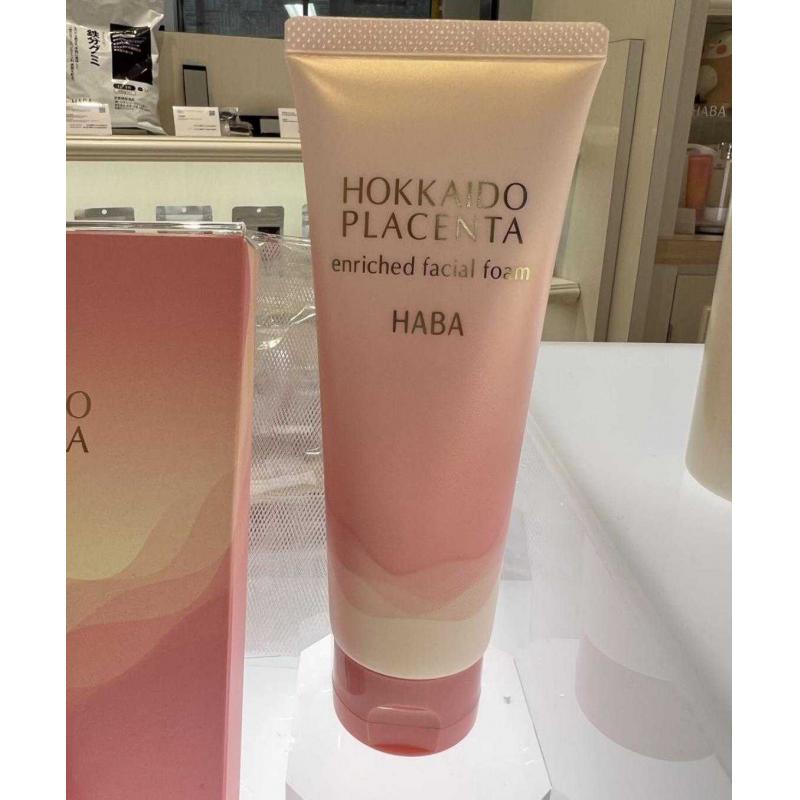 代购：HABA 数量限定 北海道胎盘素浓密泡沫洁面乳洗面奶 100g（缺货退款）