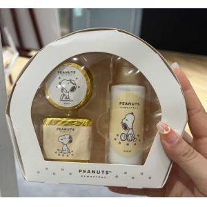 妆美堂SHOBIDO 史努比联名 秋季限定 金木犀桂花香 身体沐浴套装 