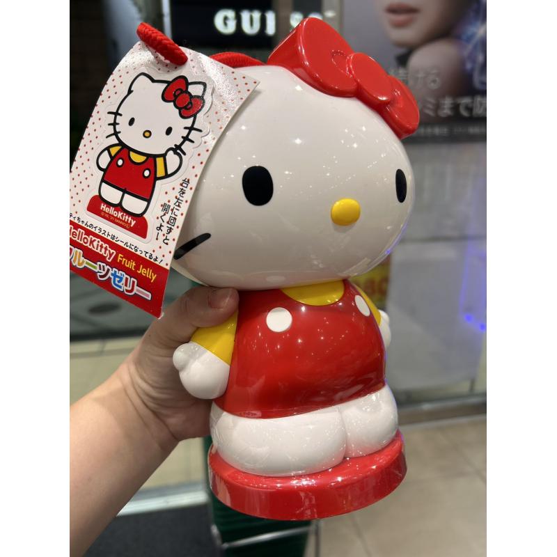 Hello Kitty 日本限定水果味果冻265g 外壳可做存钱罐（任何线路可发）_ 
