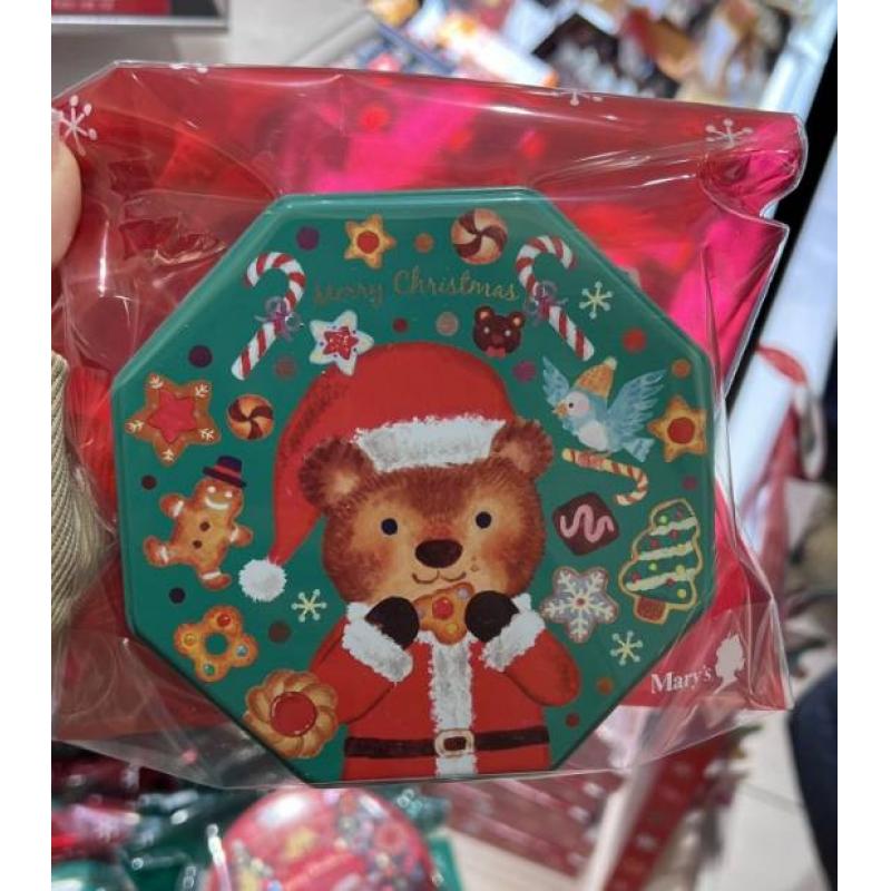 MARYS 绿色圣诞小熊经典铁盒巧克力 5个入（只能发邮政）