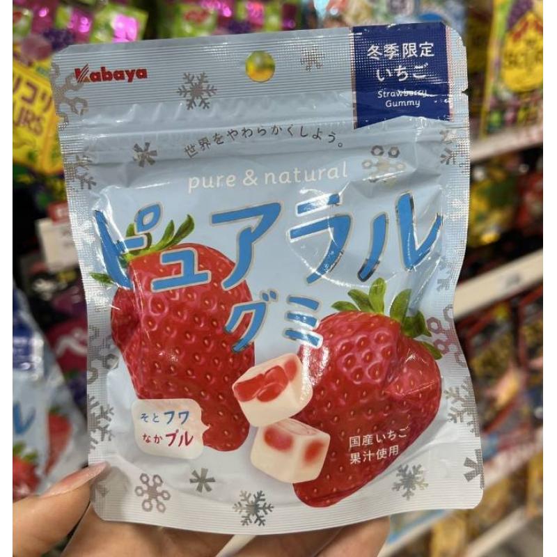 卡巴也Kabaya 冬季限定 草莓味夹心糖果 58g（任意路线可发）