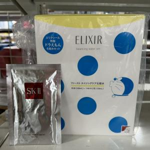 资生堂 怡丽丝尔ELIXIR 7.21发售 哆啦A梦联名限定款1号清爽平衡控油系列化妆水168ml+替换装150ml套装+送1枚sk2前男友面膜