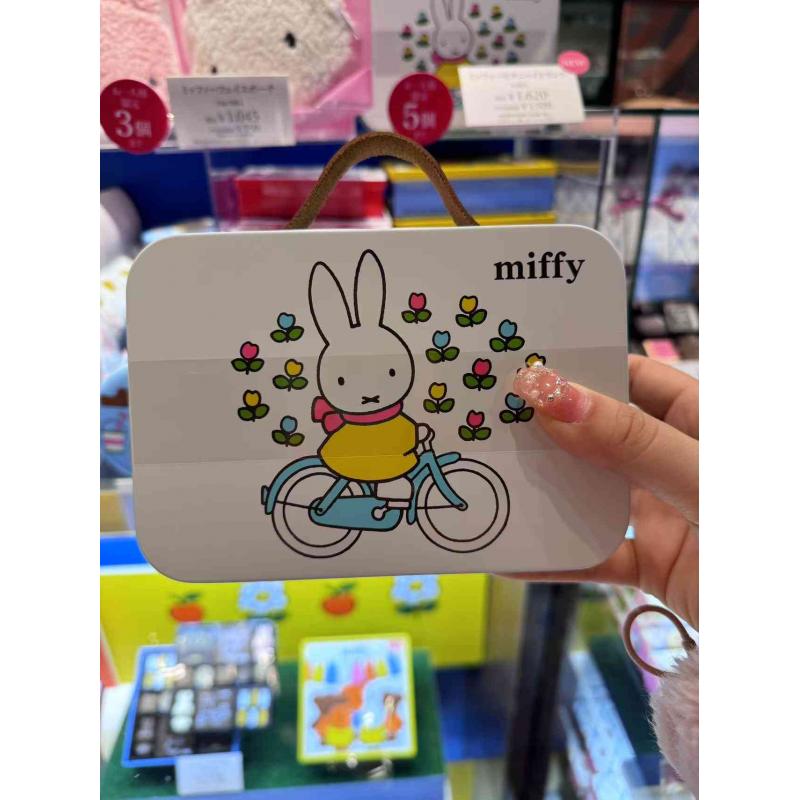 日本morozoff 情人节限定 miffy米菲兔 手提包铁盒巧克力饼干 10个入（任意路线可发）（缺货退款）