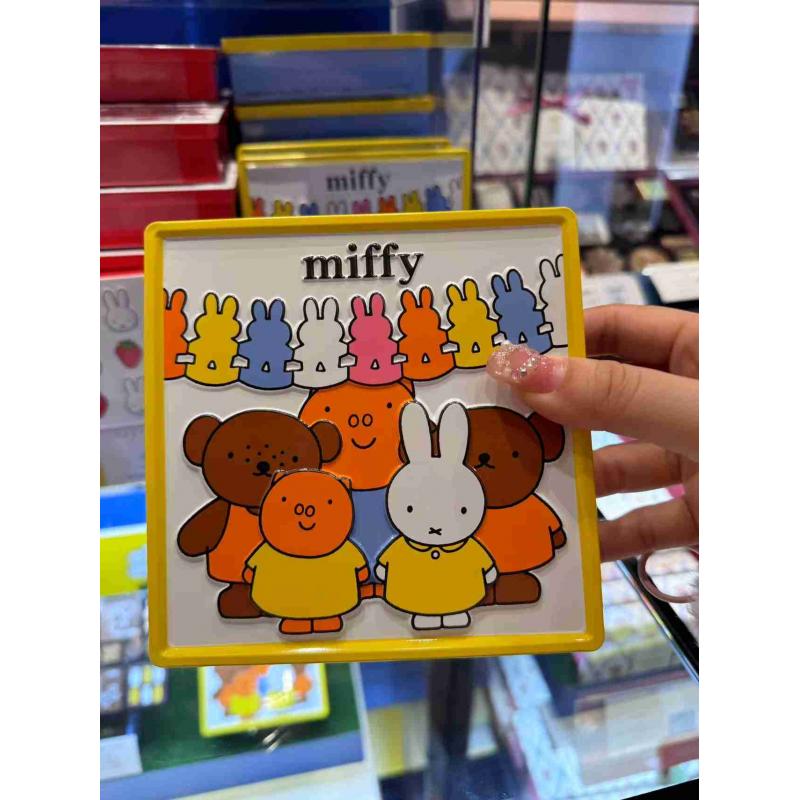日本morozoff 情人节限定 miffy米菲兔 小方盒铁盒巧克力 22个入（任意路线可发）