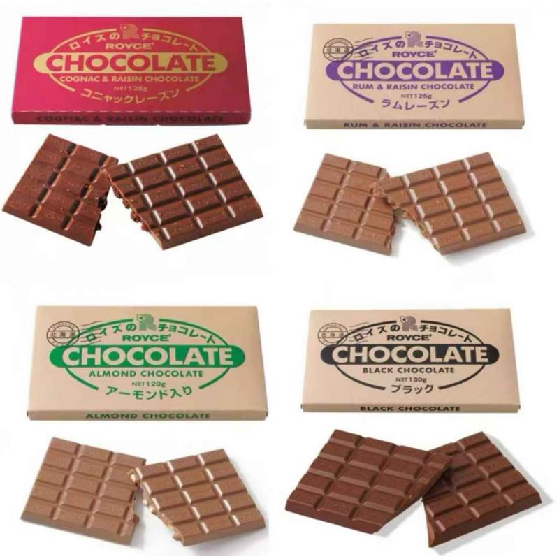 （每周日晚10点截单）北海道ROYCE巧克力 巧克力排块 多种味道可选　板チョコレート