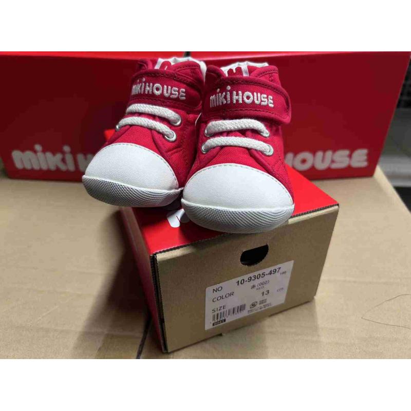 代购：MIKIHOUSE 越南制 一段 婴儿儿童学步鞋童鞋 红色 仅13cm