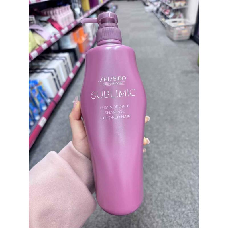 资生堂 SUBLIMIC 护理道芯护理洗发水 酒红色染后护色洗发水 1000ml（断货需等）
