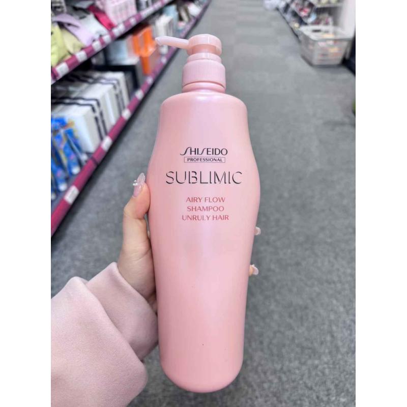 资生堂 SUBLIMIC 护理道芯护理洗发水 粉色改善毛躁洗发水 1000ml（断货需等）