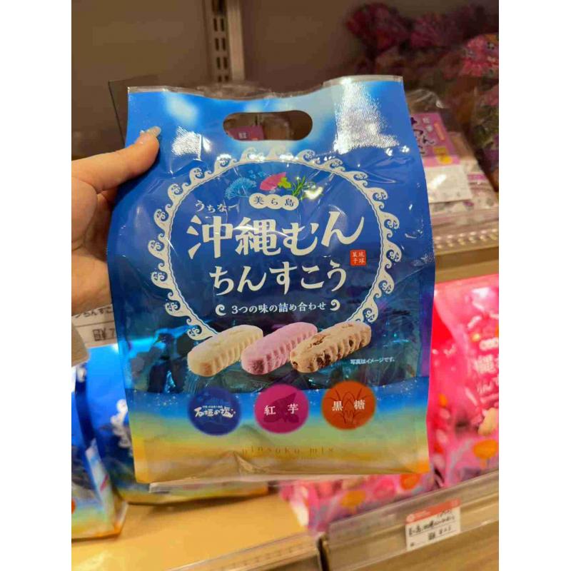 美丽岛 冲绳点心混合装 盐味红芋味黑糖味 21个入（任意路线可发）