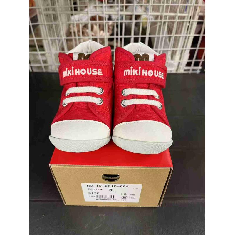 代购：MIKIHOUSE 日本制 一段学步鞋 红色 多尺码可选（10-9318-684）