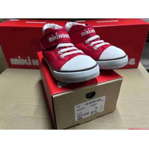 代购：MIKIHOUSE 越南制 三段 儿童鞋童鞋 红色