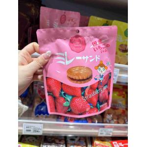 野村Nomura 草莓味夹心小圆饼干 7个入（任意路线可发）