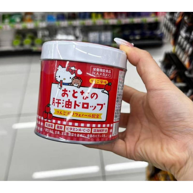 野口医学研究所 hellokitty限定包装 成人肝油营养软糖 苹果味 100粒入（缺货退款）