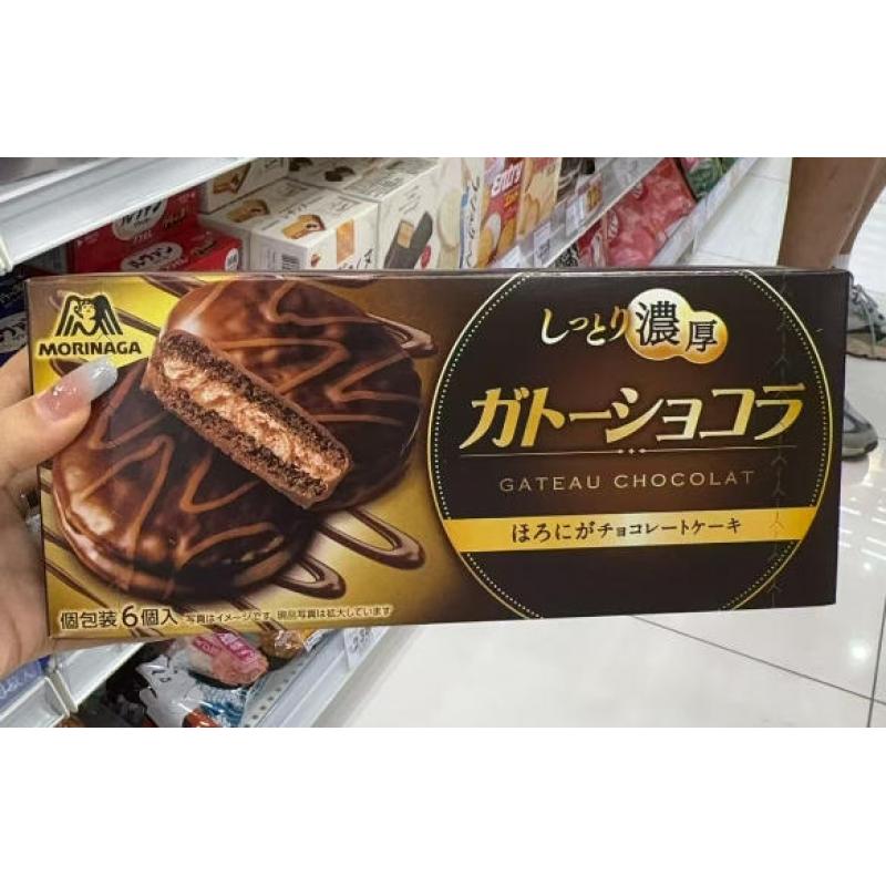 森永制果 厚纯焦糖巧克力派 6枚入（不可发包税路线）