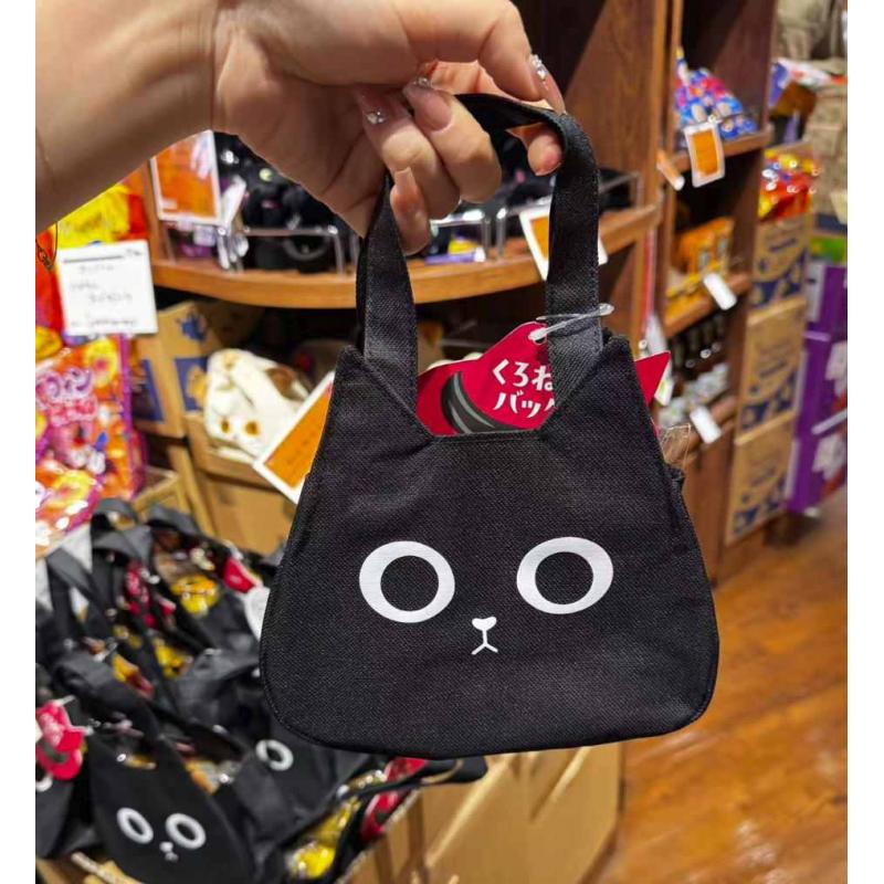 KALDI 万圣节限定 小黑猫手提包点心零食 4个入（缺货退款）