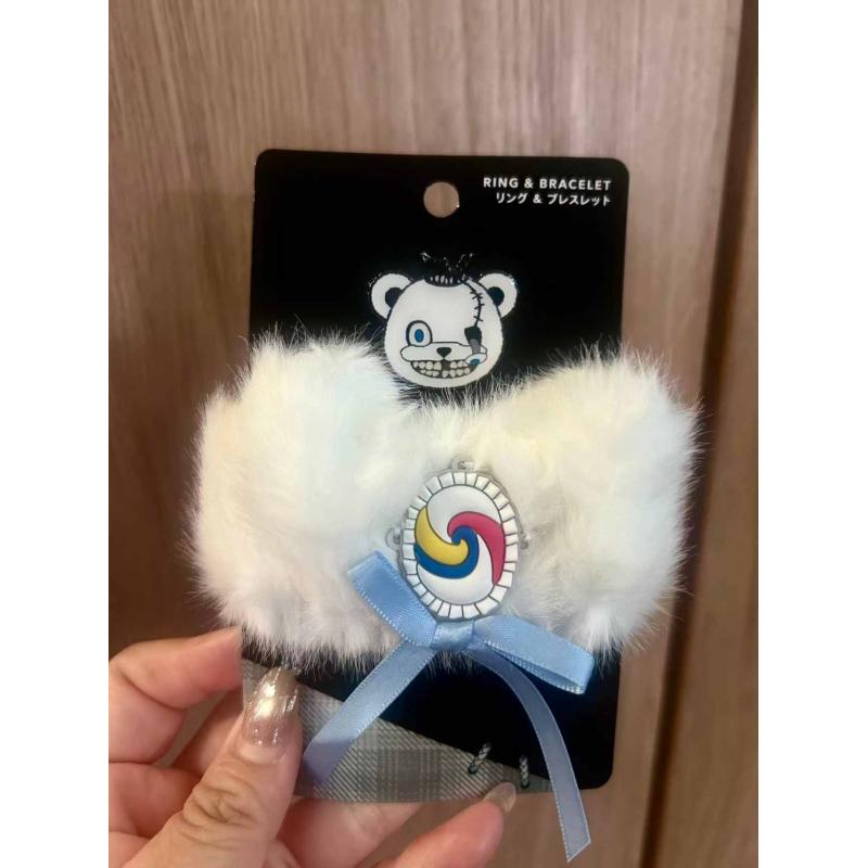 日本USJ 万圣节恐怖熊限定 戒指手环（臂环）套组