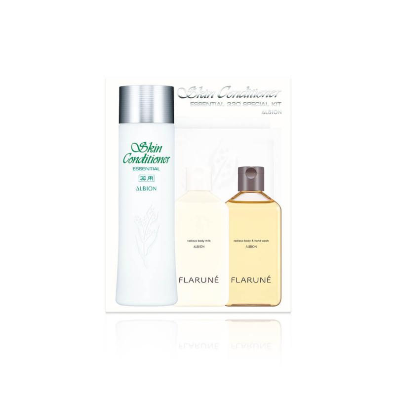 代购：奥尔滨9月18日限定发卖 健康水330ml套装送1瓶100ml沐浴露+1瓶100g身体乳+2枚面膜+10枚化妆棉