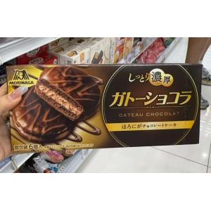 森永制果 厚纯焦糖巧克力派 6枚入（...
