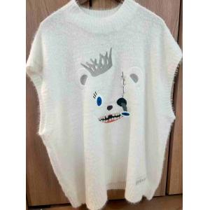 日本USJ 万圣节恐怖熊限定 马海毛薄款背心