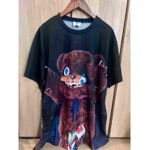 日本USJ 万圣节恐怖熊限定 短袖黑...