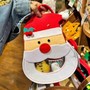 圣诞限定 圣诞老人款毛毡包 饼干零食糖果 27g（缺货退款）（任意路线可发）