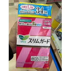 特价截止29日：花王kao 乐而雅 超薄瞬吸量多日用卫生巾 25cm 34枚入