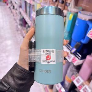 虎牌TIGER 日本制 保温杯 MJF-A036 360ml 浅葱色