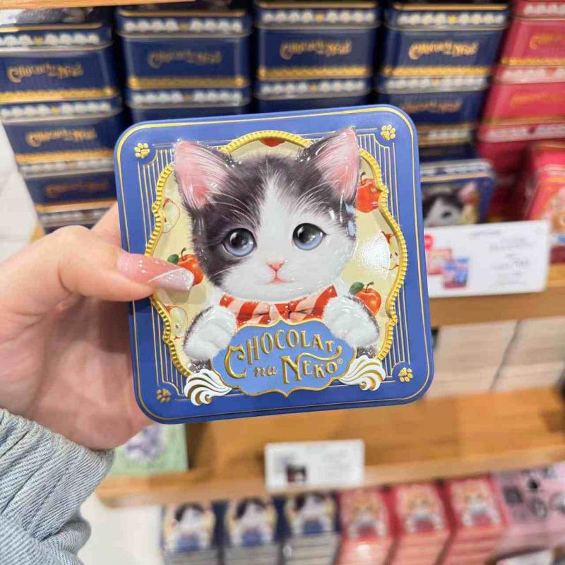 Morozoff by Neko 情人节限定 可爱猫咪罐巧克力礼盒 粉色猫猫 6个入（缺货退款）（任意路线可发）
